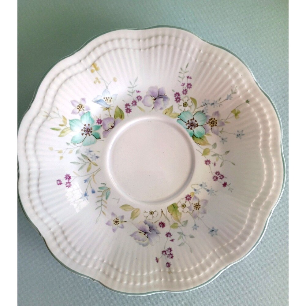 Mikasa Allura Chantal Saucer China DH 902 Discontinued Pattern 1980s